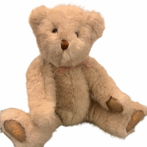 Vintage Gund, Bialosky jointed stuffed Bear leatherette paws. Adult owned. 80’s